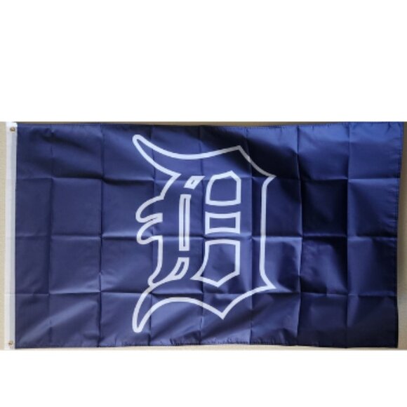 Detroit Tigers MLB Baseball Flag Double Side Print 3x5 Ft W/ Grommets - Picture 1 of 2